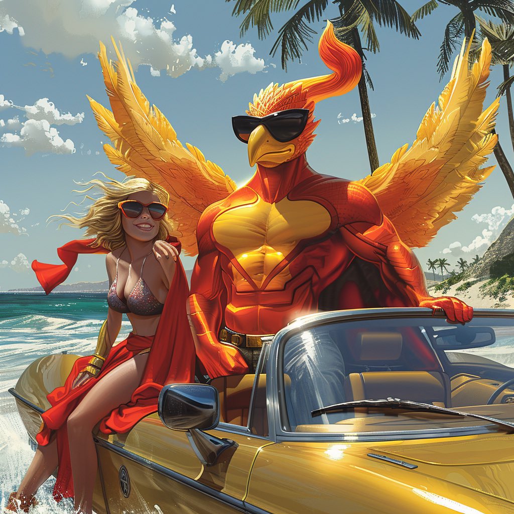 FlarefireCoin's tweet photo. Felix the Phoenix’s goals for 2024:

1.Enjoy life 🏄‍♂️💵
2.Make sure goal 1 is achieved 

…do you want to join? 👀

#FlareFire #FedUp #FightTheSystem #PhoenixRising #TrashTalk #PowerToThePeople #BreakTheChains #RevolutionaryVibes #NoMoreBS #FelixThePhoenix https://t.co/NFR9AlNUKC