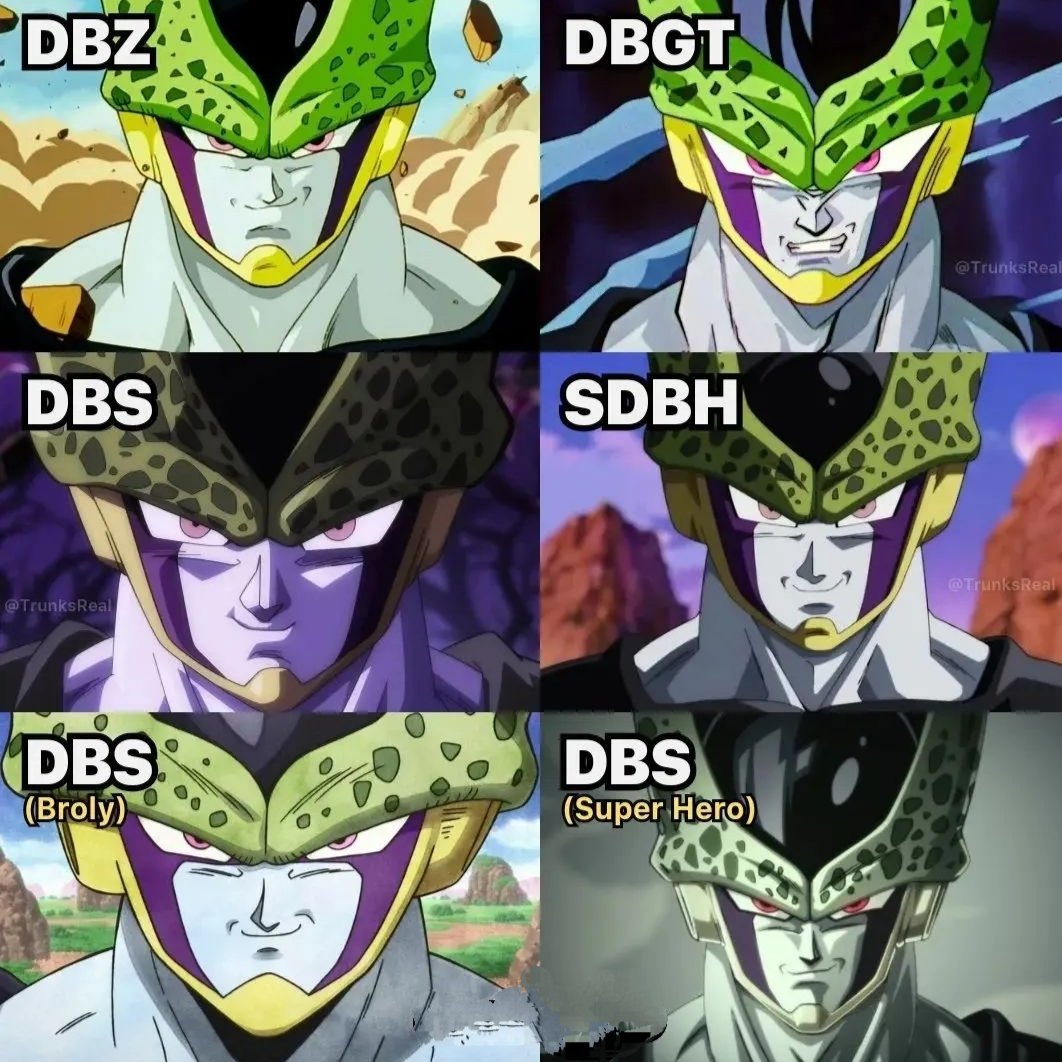 dbs_10_10's tweet photo. Which cell art style do like more? https://t.co/D1qhqd9J5u