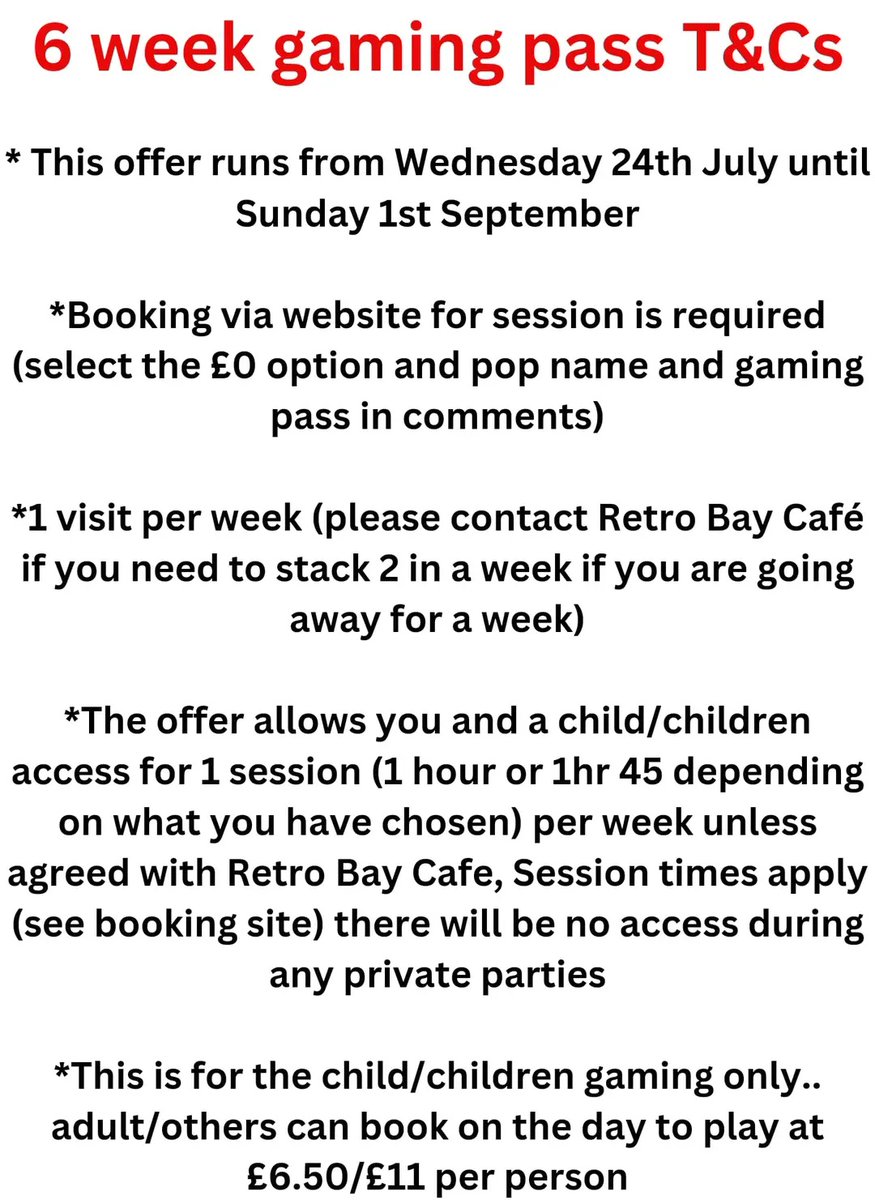 Are you in North Tyneside over the Summer? Then get yourself to <a href="/RetroBayCafe/">Retro Bay Cafe</a>. It's a great place, ran by a lovely bloke. #Newcastle #NorthTyneside #NorthEast #WhitleyBay #GamingNews #Gaming