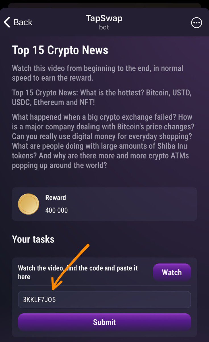 Rookie_Airdrop's tweet photo. ⭕️ Code #Tapswap 400k points 20/7 🎉
✅ Code 1: 3KKLF7JO5
✅ Code 2: Onchain
🫰 Group: https://t.co/wEI6kTV8bH
#tapswap #codetapswap #airdrop #crypto #rookie_airdrop https://t.co/lCua6Av1pL