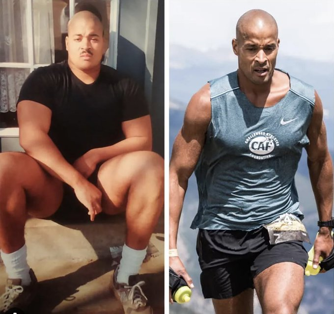 DehumanoaDeus's tweet photo. Este é David Goggins.

Um fuzileiro naval que vendeu mais de 5 milhões de cópias de seu livro “Can't Hurt Me”.

Aqui estão 10 regras de David Goggins:

1. PROVAR QUE TODOS ESTÃO ERRADOS. https://t.co/4dWvox2y4v