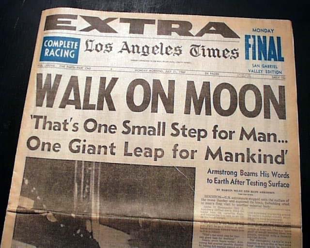 It was 55 years ago today on July 20, 1969 when we first landed and walked on the Moon.