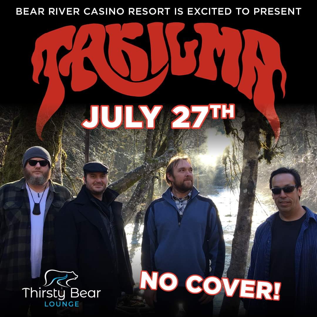 One week from tonight!
#humboldt #bearrivercasino #fortuna #loleta #EUREKA