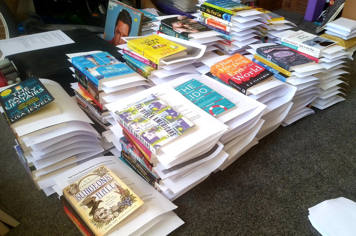 Biggreenbooks's tweet image. Today i've picked &amp;amp; packed the last of this month's Big Green Book Club books. 

If you subscribe, I'll send you an easy questionnaire so I can see what kinda stuff you like. 

Based on that, I'll send you a book each month.

It's groovy. 

biggreenbookshop.com/book-club/info…