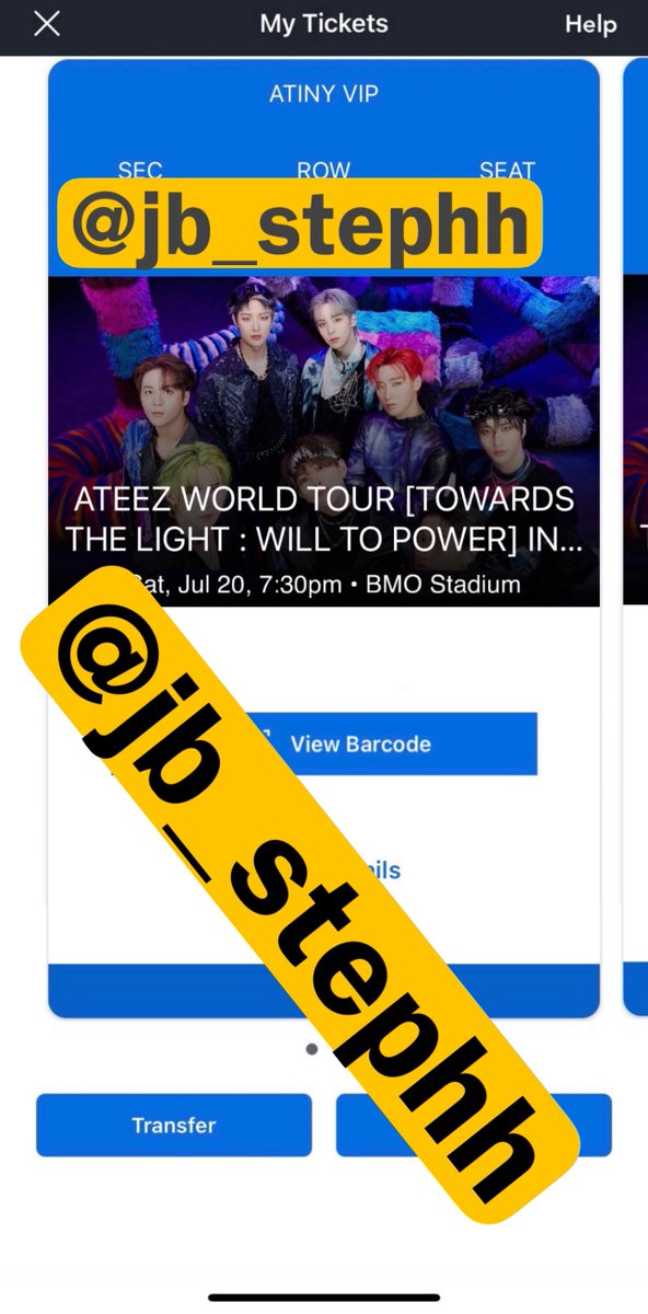 jb_stephh's tweet photo. WTS!  
Anyone interested in buying 2 VIP tickets, I'm selling spare ATEEZ LA Tickets For July 20(TONIGHT)• 7:30pm
BMO Stadium - Los Angeles, California.
Kindly send a Dm if you're interested https://t.co/YzmedOFrY2