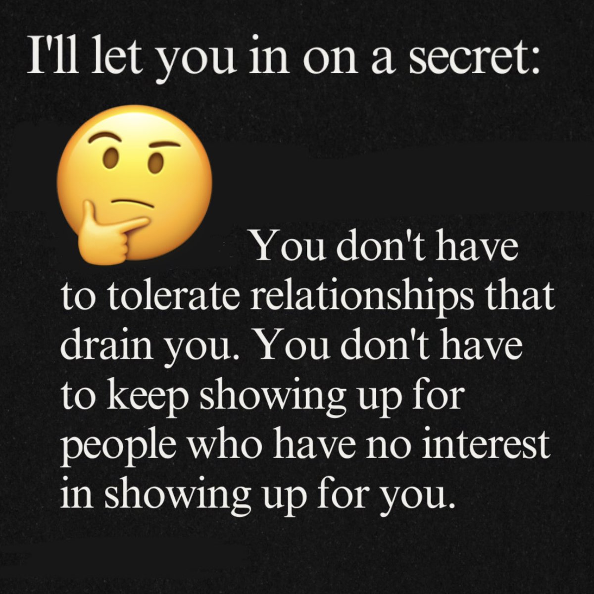 WoodySHW's tweet photo. You know I’m a fan/collector of quotes. Saw this one today….THAT’S WHAT I’VE BEEN SAYIN!!!! #BreakUpRule https://t.co/S3TMp7EHrq