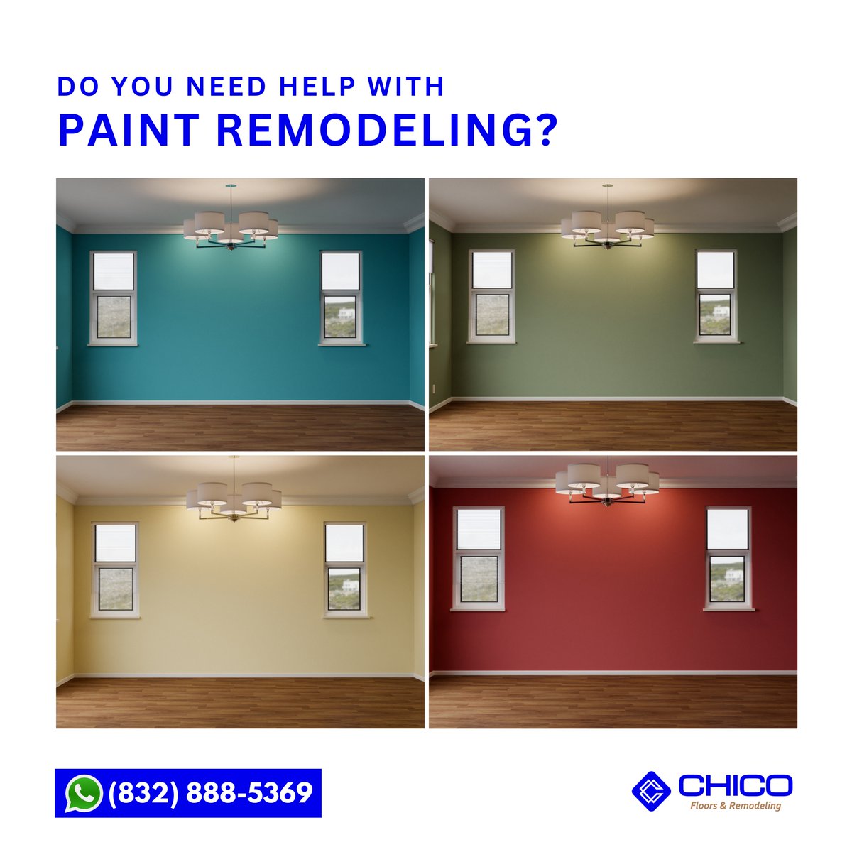 Chico_Floors_R's tweet photo. 🎨🏠 Our team of experts is ready to give new life to your walls. Whether you're looking for a total makeover or a touch-up.🚀💯#Remodeling #Painting #RenovatedHome #ChicoFloors #HoustonRemodeling #TransformYourHome #NewColor #Decoration #Home #KatyTX #PaintingExperts #Renovation https://t.co/pwAagCfbRK