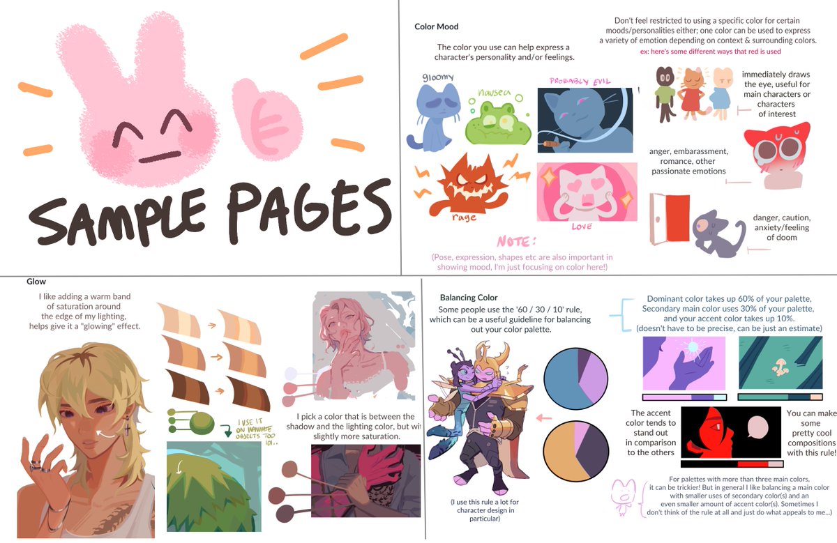 eskbl's tweet photo. for those interested i also have two other PDFs that give tips on coloring/color theory in my shop 😁👍 https://t.co/WMJF95S3xC