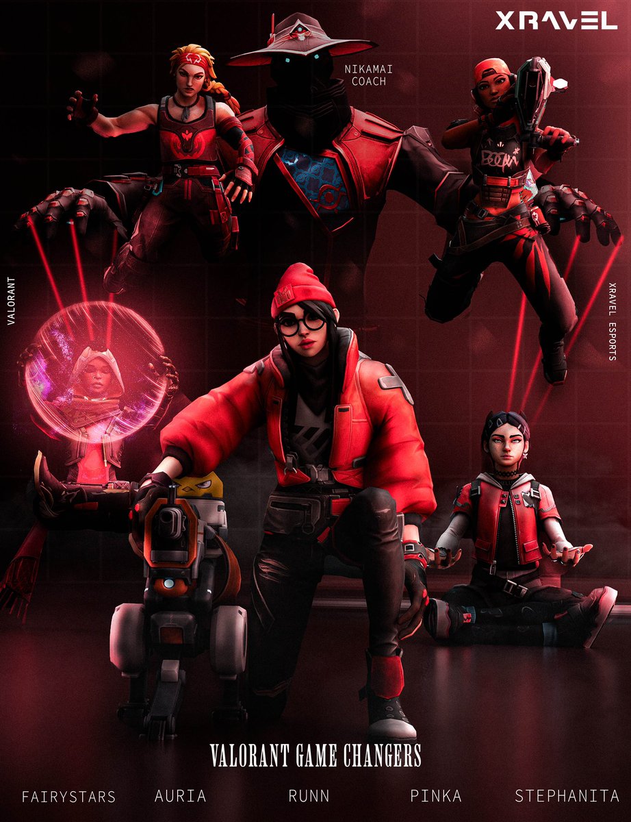XRΛVEL (@xravelgg) on Twitter photo Welcome to the new era of XRAVEL, Welcome to XRVL CERBERUS! 🔥🔥
See you for Game Changers! 🔫
🇬🇧| <a href="/StephanitaTN/">Stepha9</a>
🇮🇪| <a href="/Fairystarsx/">Wayfinders Fairy</a>
🇬🇧| <a href="/Runwithmee98/">Runn // El</a>
🇬🇧| <a href="/P__inka/">Pinka</a>
🇭🇺| <a href="/Auriiaaaa/">Auria</a>
🇬🇧| <a href="/SeersNikamai/">Nikamai</a> (Coach)
#EZ4XRVL Welcome to the new era of XRAVEL, Welcome to XRVL CERBERUS! 🔥🔥
See you for Game Changers! 🔫
🇬🇧| <a href="/StephanitaTN/">Stepha9</a>
🇮🇪| <a href="/Fairystarsx/">Wayfinders Fairy</a>
🇬🇧| <a href="/Runwithmee98/">Runn // El</a>
🇬🇧| <a href="/P__inka/">Pinka</a>
🇭🇺| <a href="/Auriiaaaa/">Auria</a>
🇬🇧| <a href="/SeersNikamai/">Nikamai</a> (Coach)
#EZ4XRVL