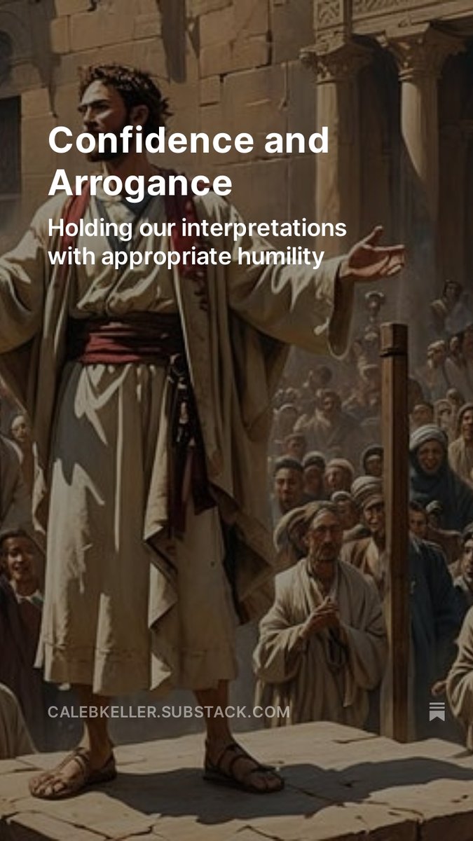 caleb_keller's tweet photo. How can we be confident in what we believe, but not arrogant about it? https://t.co/LF7LsTfQSi https://t.co/7t58NdbUbb
