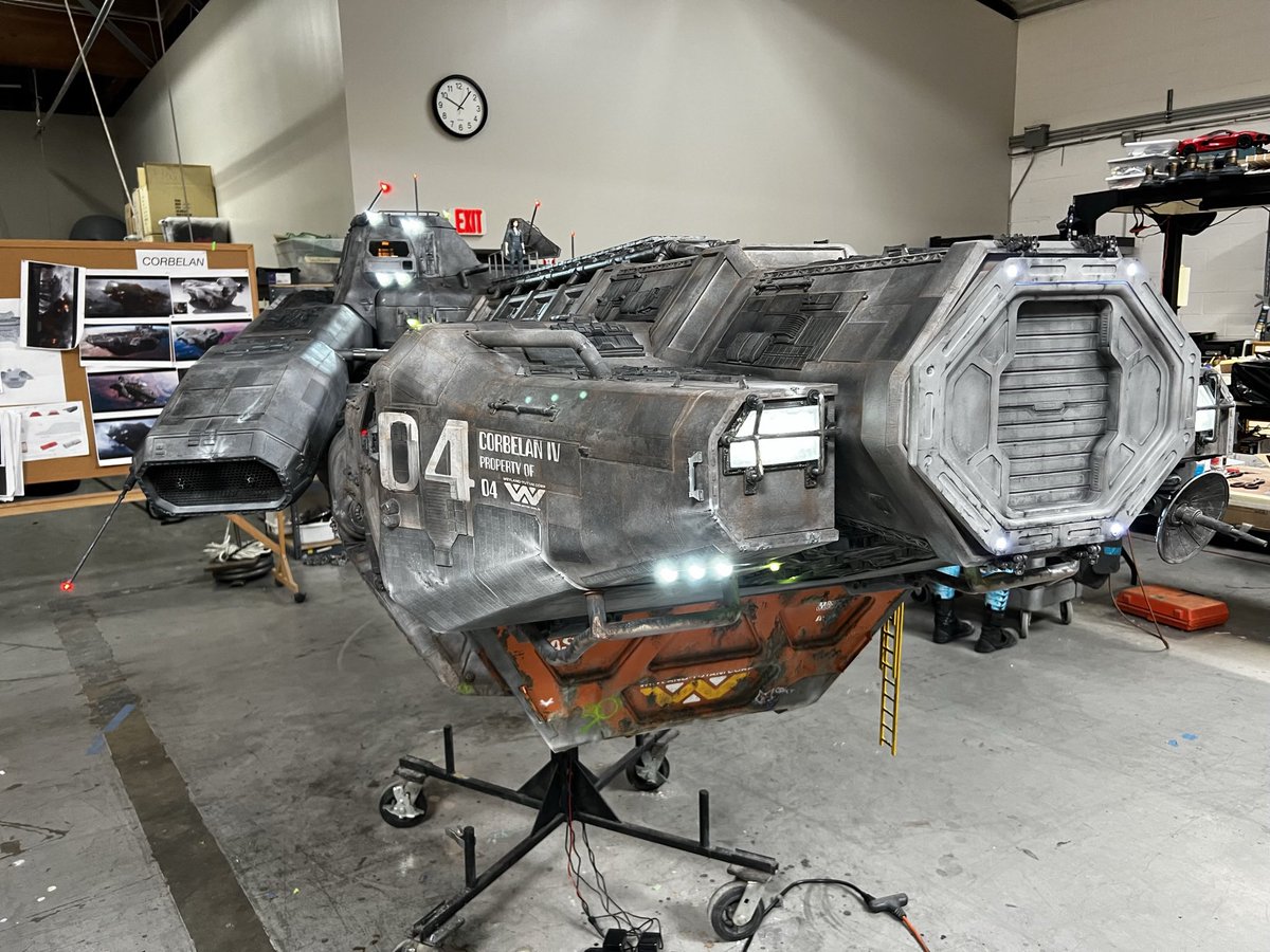 fedalvar's tweet image. This is the Corbelan IV built by the legendary Ian Hunter and his team. #AlienRomulus