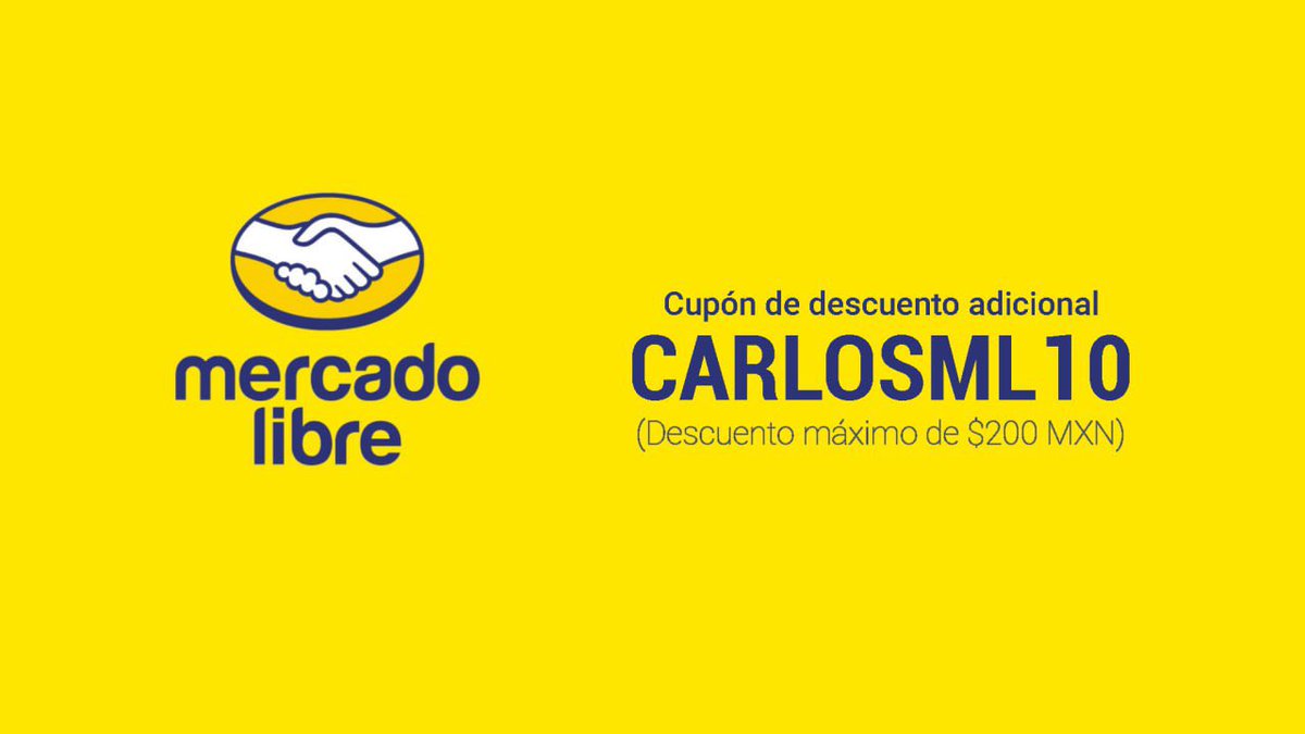 Carlos_Vassan's tweet photo. Recuerden que si quieren más descuento en sus compras de Mercado Libre, usen mi código: CARLOSML10

Voy a subir dos códigos para Amazon si este tuit llega a 150 RT 🤩

Subiré uno en los comentarios de esta publicación y otro en Telegram, así que únanse: https://t.co/RjSm3oohfE https://t.co/rRm1HUn390