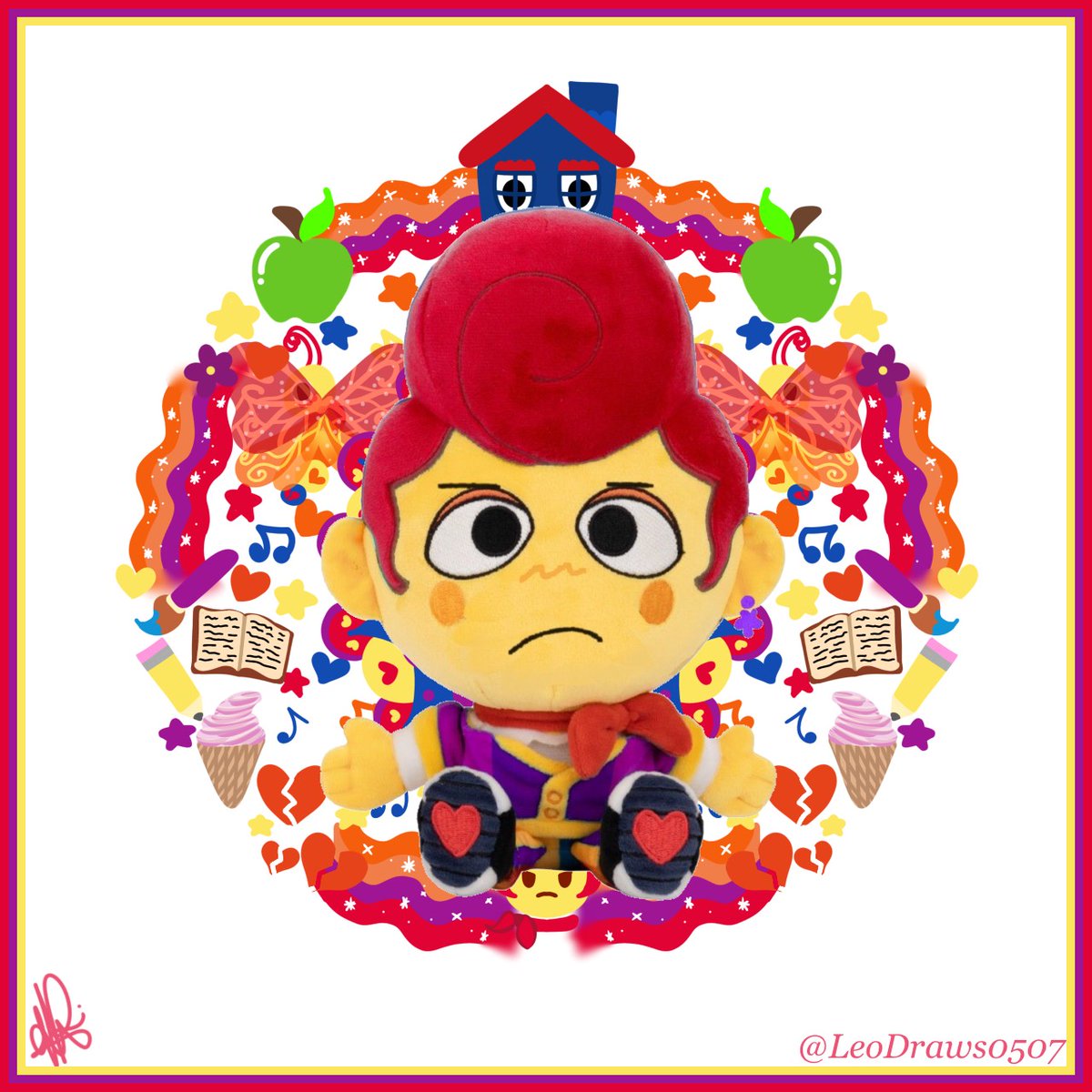 LeoDraws0507's tweet photo. Drawing of opposite Wally, I hope you like it 😄💖. #welcomehomearg
#WallyDarling 
#welcomehomepuppetshow
#welcomehome #oppositewally #opposotewallyfanart https://t.co/uIrtcNqEUt