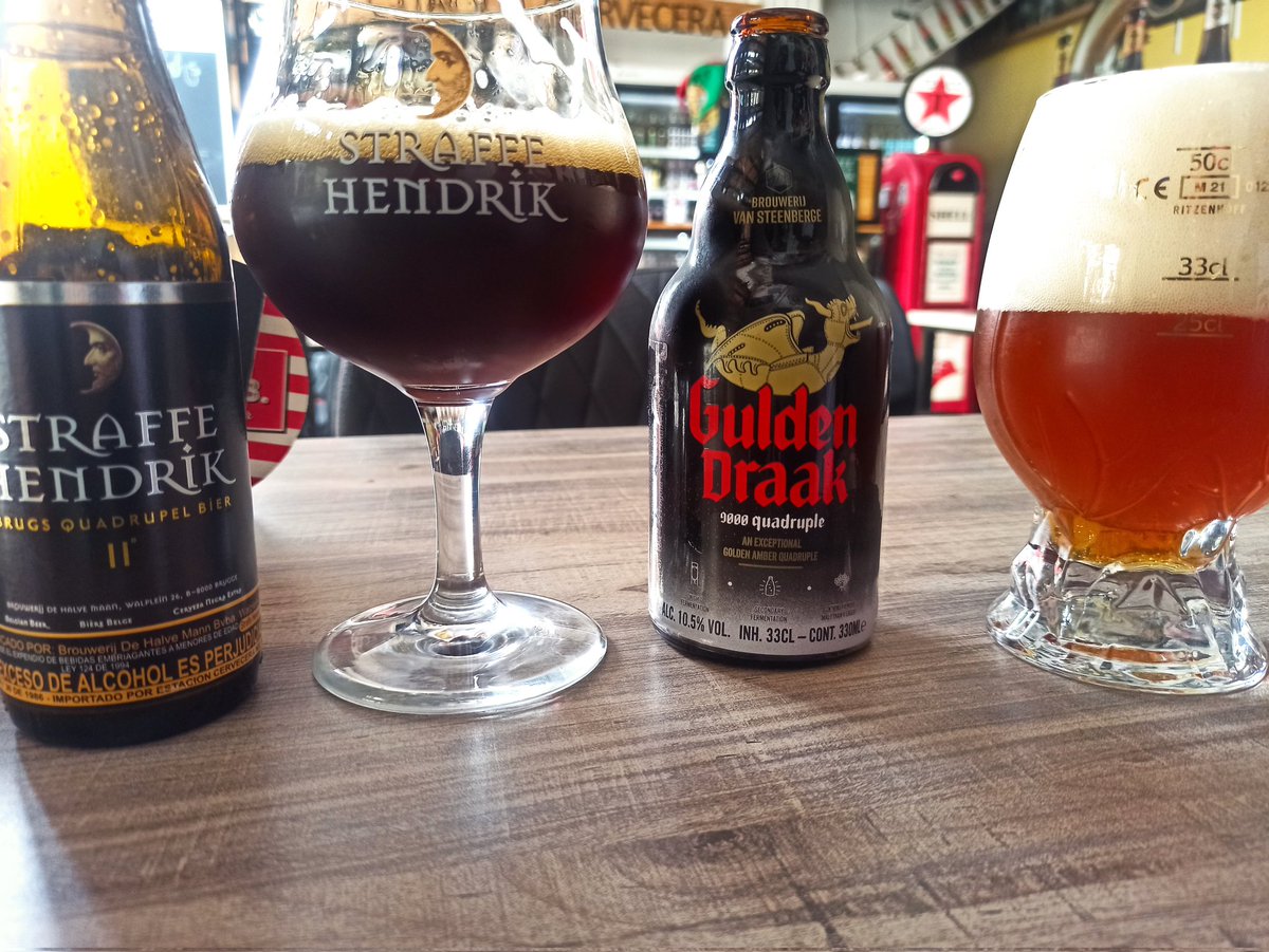 Estoy cayendo en el oscuro mundo de las cervezas importadas y ¡está bien!!; 😋 ¡Salú!