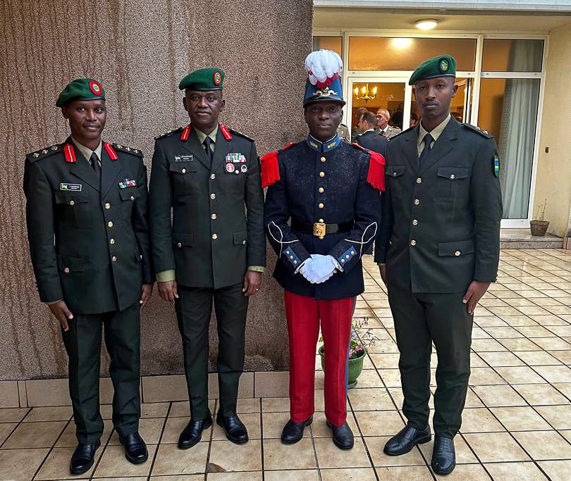 Rwanda Defence Force Army Chief of Staff (ACOS), Maj Gen Vincent Nyakarundi attended a Symposium of Army Chiefs of Staff in Rennes, France, focused on Peace, Security, and Youth Commitment. Later, he held bilateral talks with his French counterpart, Gen Pierre Schill and attended