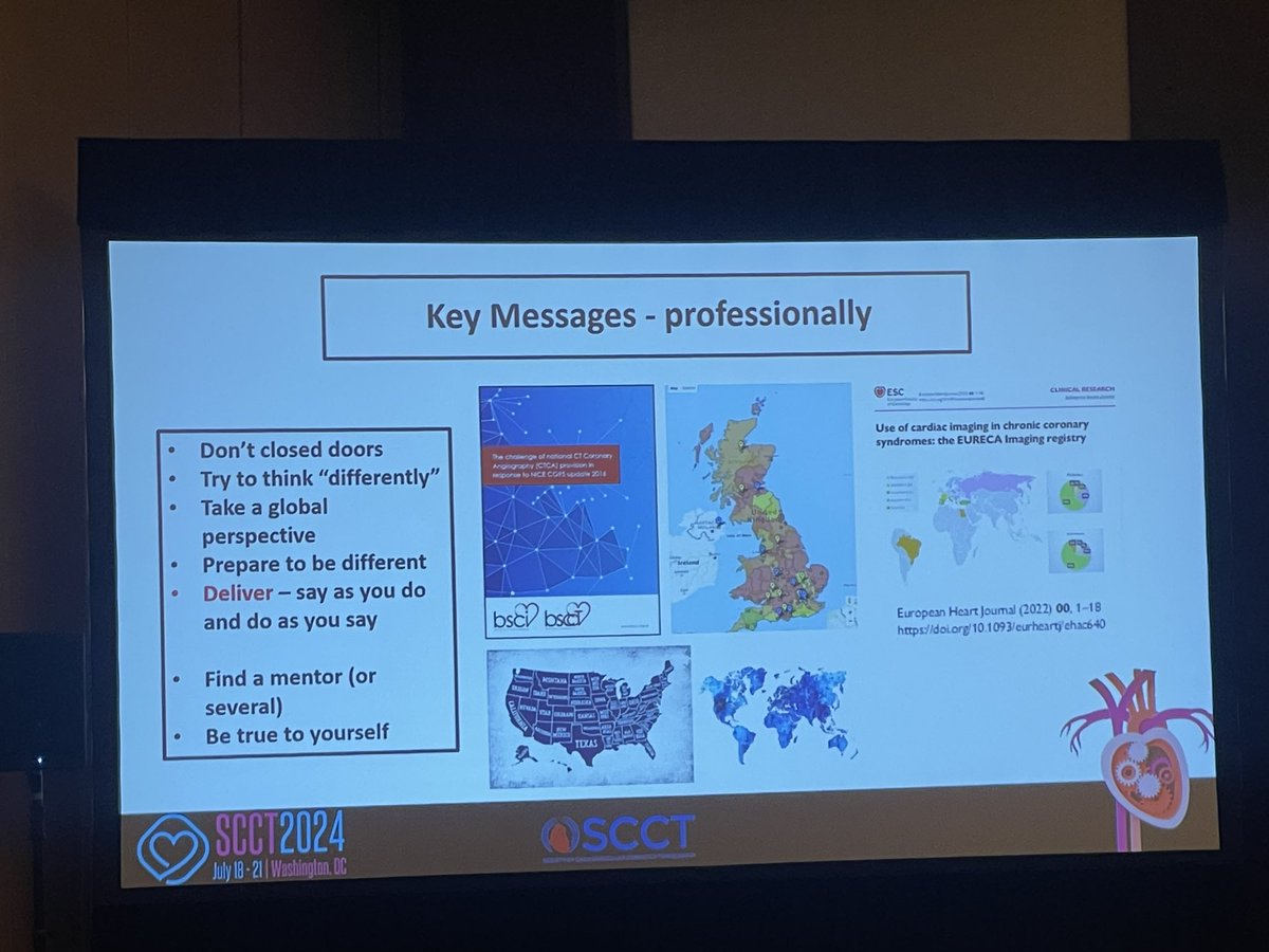 Anam Waheed, MD (@anamwaheed05) on Twitter photo How to build a career in cardiac CT, <a href="/Heart_SCCT/">Heart_SCCT</a> president Dr. Ed Nicol gives advice:
☀️ Deliver on things you promise to do
☀️ support other people
☀️ find a mentor
☀️be true to yourself !
<a href="/SinghVasvi/">Vasvi Singh</a> #YesCCT How to build a career in cardiac CT, <a href="/Heart_SCCT/">Heart_SCCT</a> president Dr. Ed Nicol gives advice:
☀️ Deliver on things you promise to do
☀️ support other people
☀️ find a mentor
☀️be true to yourself !
<a href="/SinghVasvi/">Vasvi Singh</a> #YesCCT