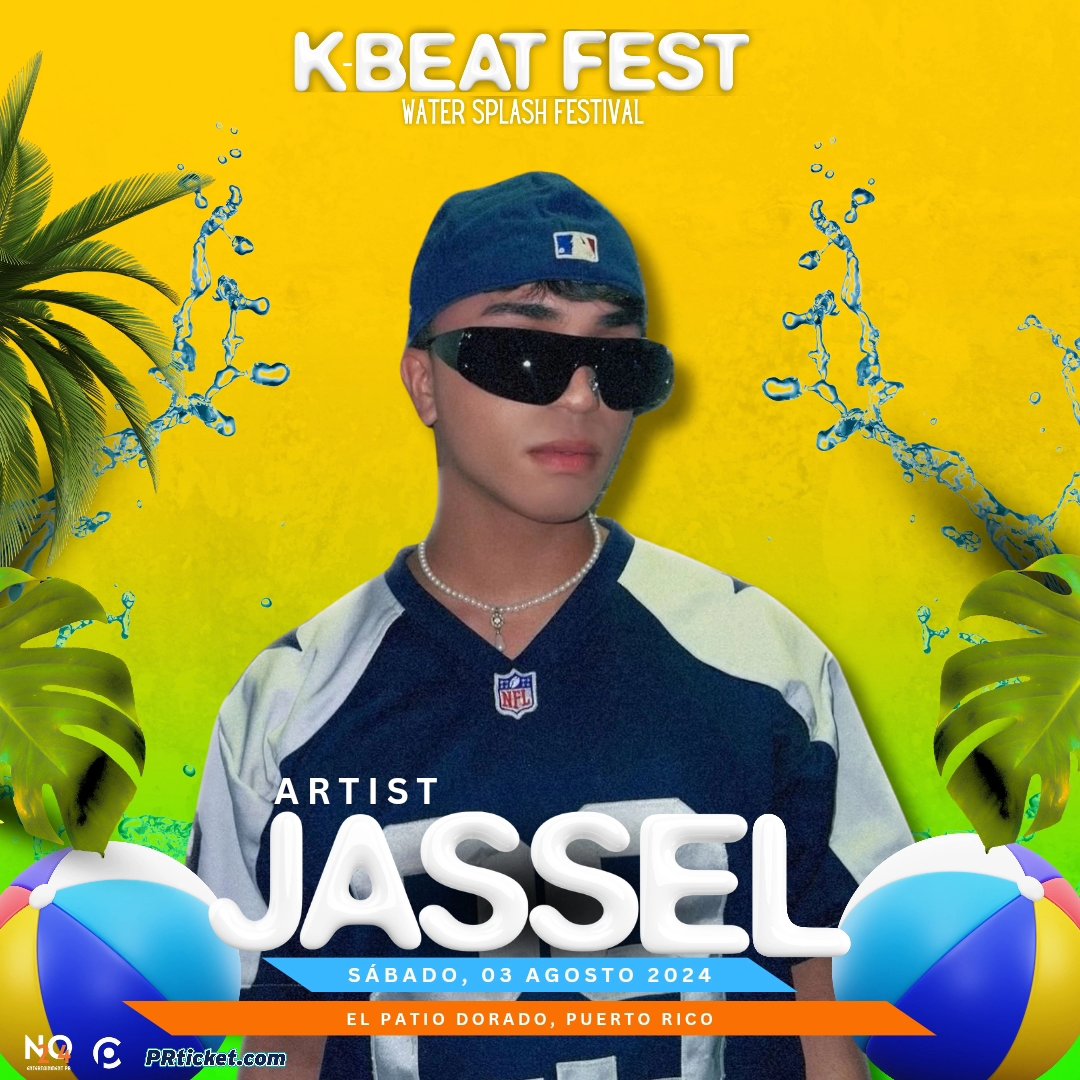 N2O4ENT's tweet photo. En el K-Beat Fest apoyamos el talento Boricua 🇵🇷
Se une a este evento Jassel con un toque Y2K ✨️
También, tendremos a Xtasys como parte de nuestro lineup de DJ's 🎧
¡Cosigue tu boleto ya por @prticket !
#KBeatFest #n2o4ent #puertorico #y2k #djset #musicfestival #waterfestival https://t.co/xIIlATjhDU