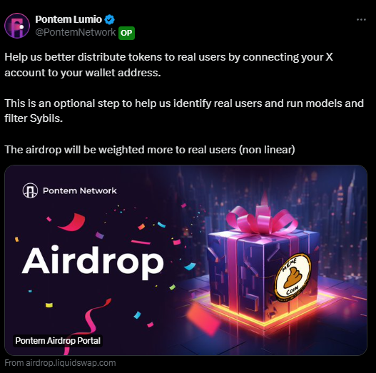 0xMoei's tweet photo. برای ایردراپ $LSD پروژه Pontem توییتر رو هم گفتن به داشبورد ایردراپش وصل کنید تا سیبیل شناخته نشید
https://t.co/K93t3Q6yJi https://t.co/OKSsRYJfrW