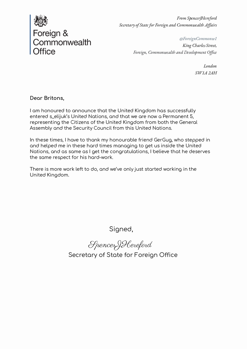 Foreign, Commonwealth & Development Office tweet media