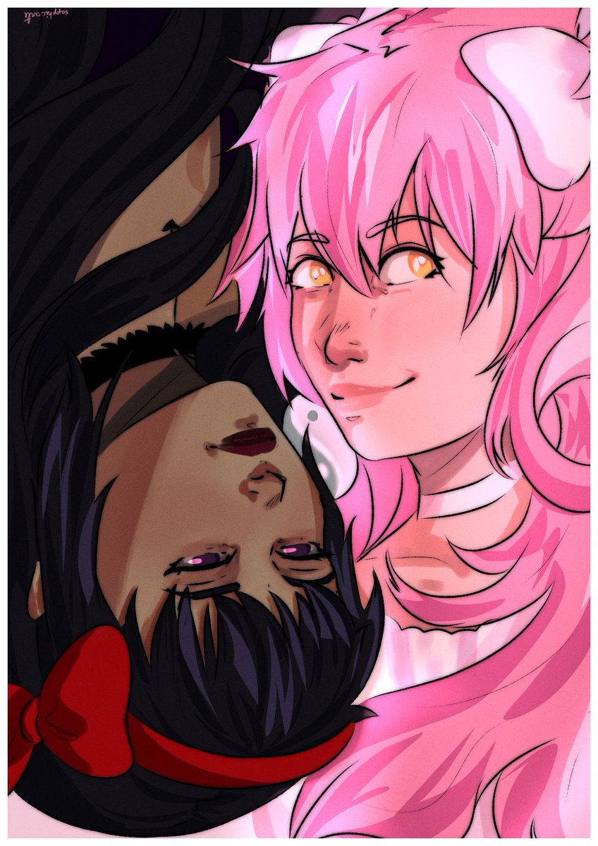 The goddess and de Akuma
#madohomu #madokamagica
