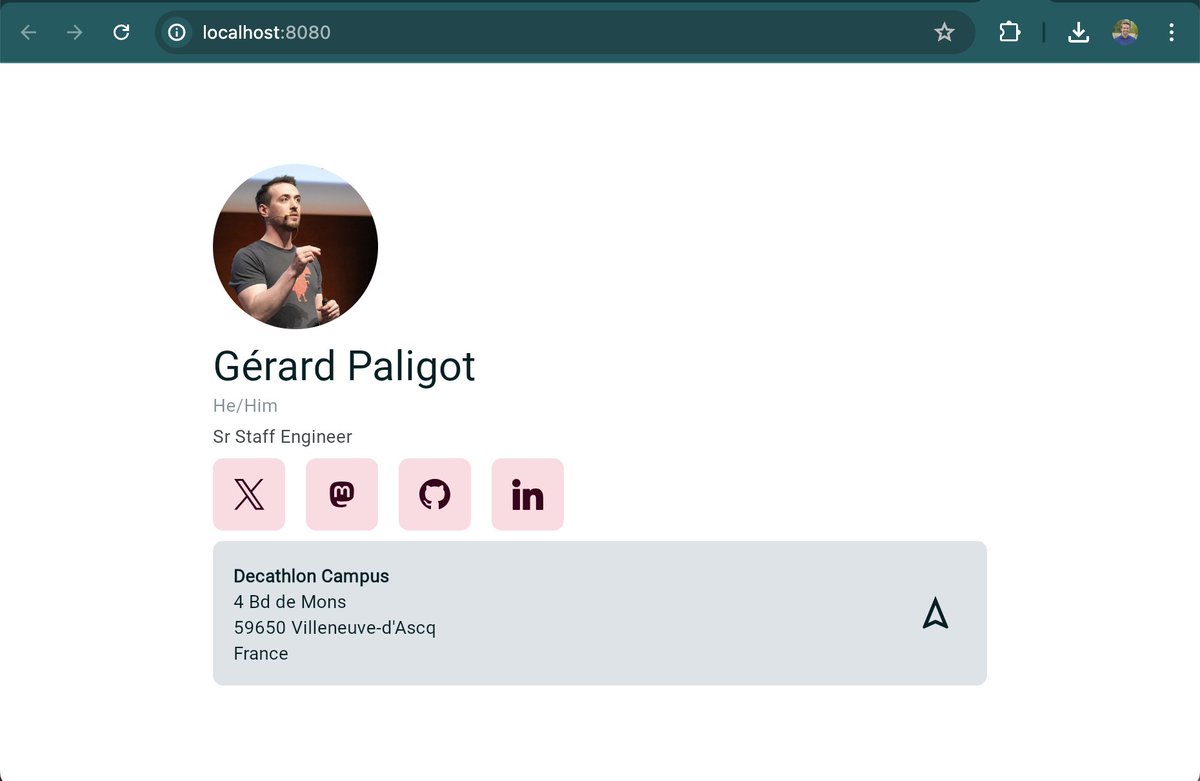 I've finally tried #Kotlin/#Wasm!

Even if I like the idea of being able to reuse components between platforms, Kotlin/Wasm is using a canvas to draw on the web page.

I haven't done a lot of web development but I still feel like I'm doing something dirty...

#KMP