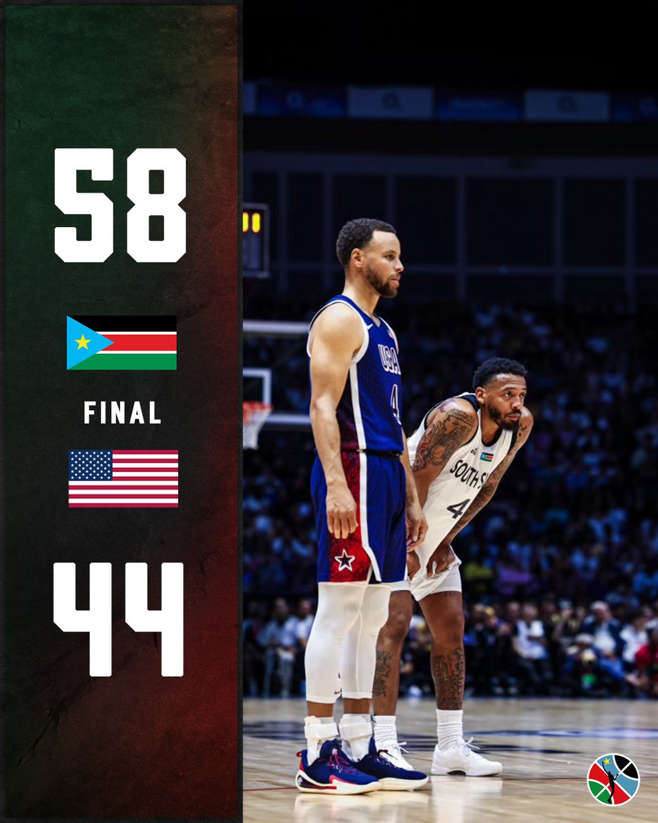 Big first half. South Sudan lead at the break!