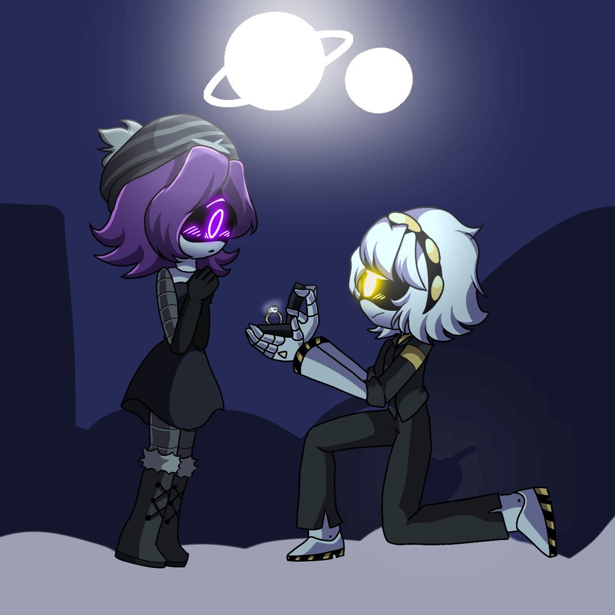 khorilover1's tweet photo. Little Thing 
( I wanted to make a comic of this but the imagination didn't come up 😭😭) 

#murderdrones #murderdronesau #MD #nxuzi #uzidorman #UzixN #SerialDestinationN https://t.co/vtxZ8X0Bh8