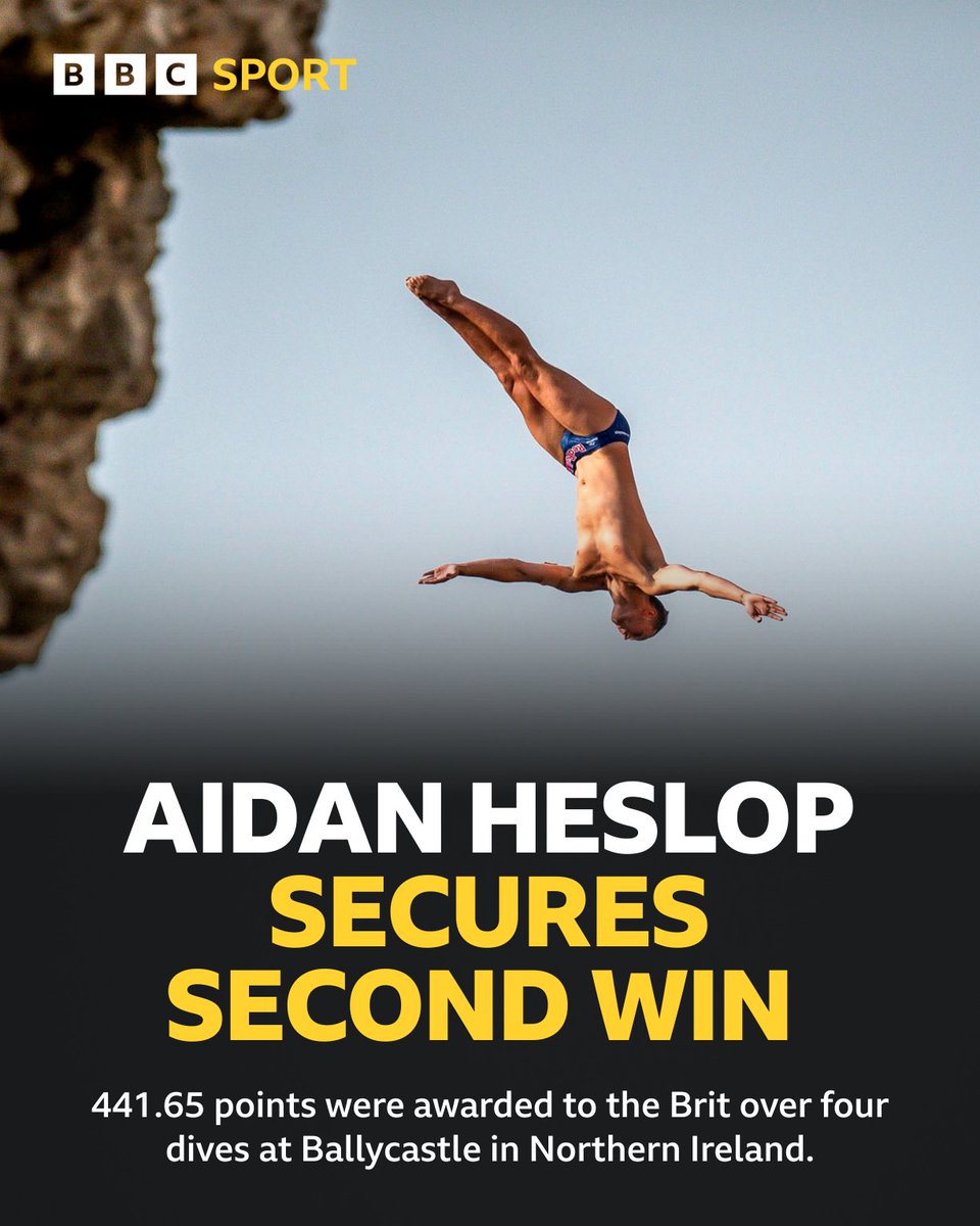 A huge win for <a href="/HeslopAidan/">Aidan Heslop</a> in Northern Ireland on the fourth stop of the season!🌊

#BBCSport #BBCDiving