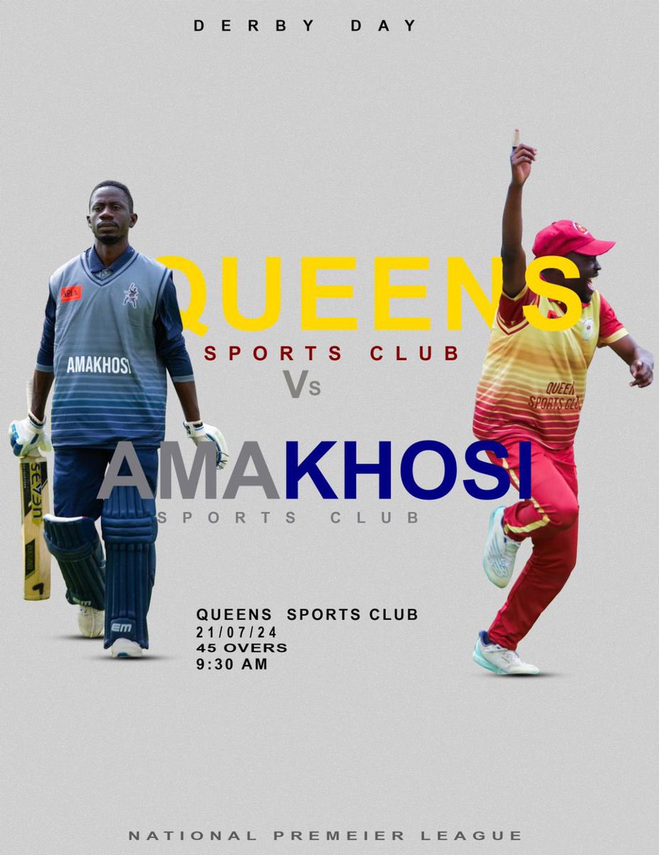 It’s Derby Day tomorrow , clear out the day and head to Queens Sports Club . 1st ball is at 9:30 am . Don’t be told about this , be there !! #NPL2024