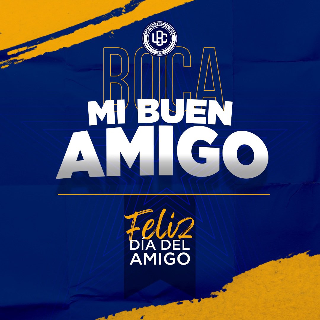 bocalacausa's tweet photo. Boca, mi buen amigo… 💙💛💙
¡Feliz día! https://t.co/vldU9eg5y6