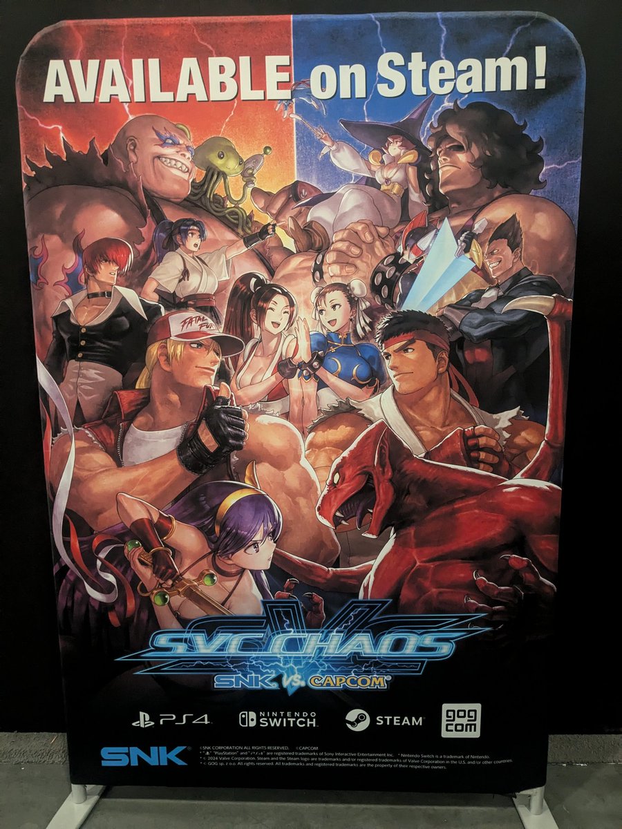 New promotional art for SNK vs Capcom: Chaos by Eisuke Ogura. If
