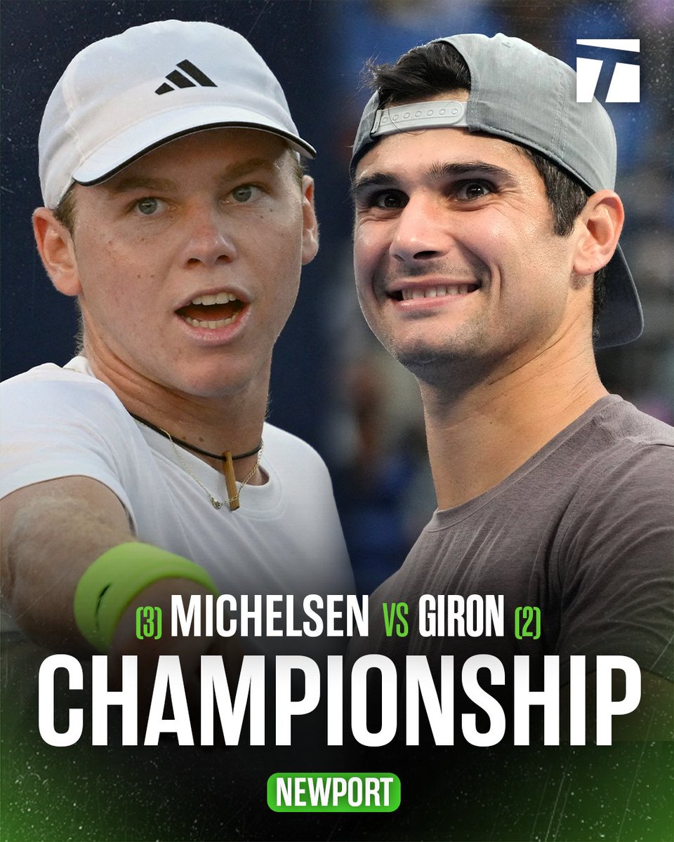 TennisChannel's tweet image. Who will take home the title in Newport? 🌱 🏆 

#InfosysHallofFameOpen
