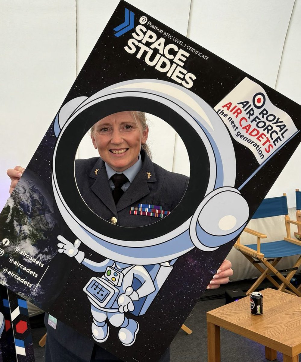 Awesome to see the launch of the <a href="/aircadets/">RAF Air Cadets</a> SPACE Studies BTEC - everyone is asking about it on the <a href="/UKSpaceCmd/">UK Space Command</a> stand in the techno zone. I might even up skill myself!