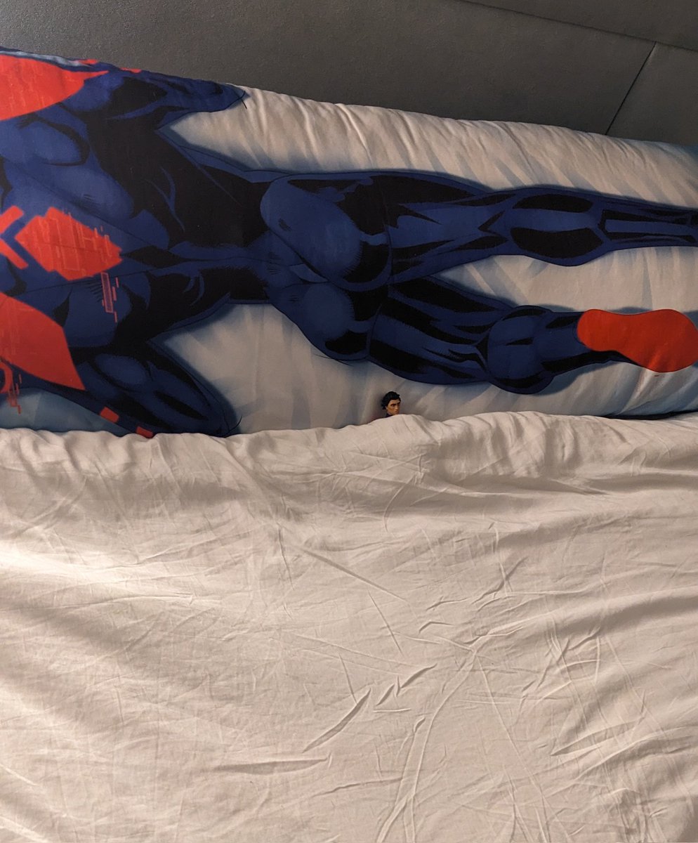 EmiliaMGArts's tweet image. Im sad and sick, bought a Miguel figure.

Tucked him in.

#MiguelOHara #idonthaveaproblem