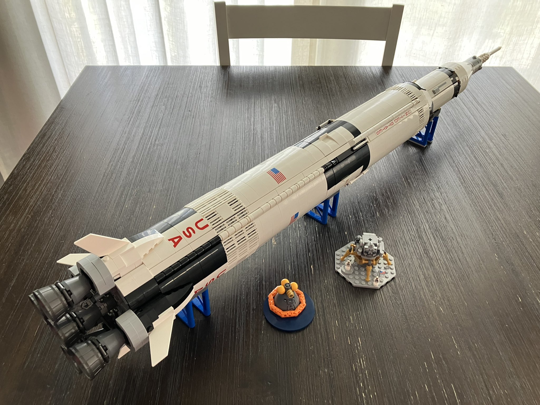 Apollo 11 lego rocket sale