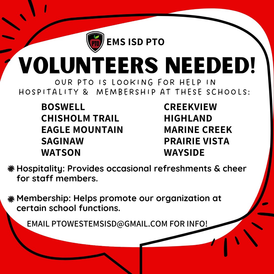 Eagle Mountain Saginaw-ISD PTO tweet media