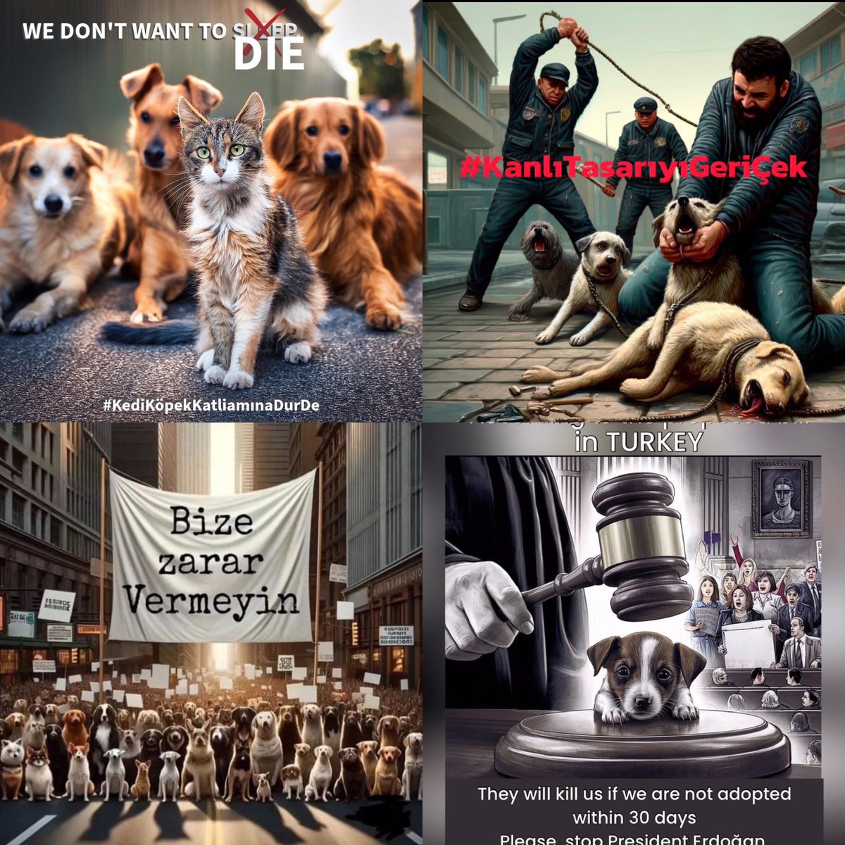 The world is watching Turkey 🇹🇷 this is a battle for human &amp; animal rights