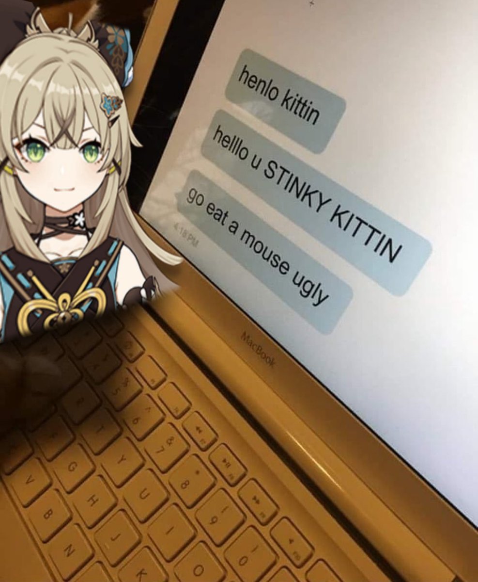 ⠀⠀⠀⠀⠀⠀
cyberbullied :(
⠀⠀⠀⠀⠀⠀