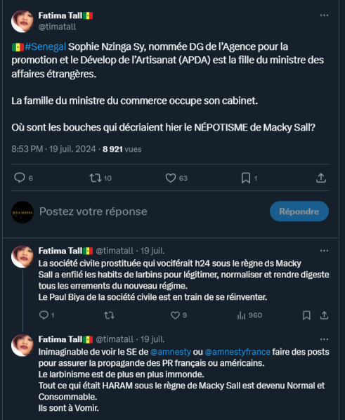 JulaMansale's tweet photo. @Silboyofficiell Guy Marius Sagna, le futur Sonko et Diomaye, une fois au pouvoir, deviendra amnésique. 🤮Une histoire de tradition sénégalaise🇸🇳 https://t.co/YWB3KG0ZE8