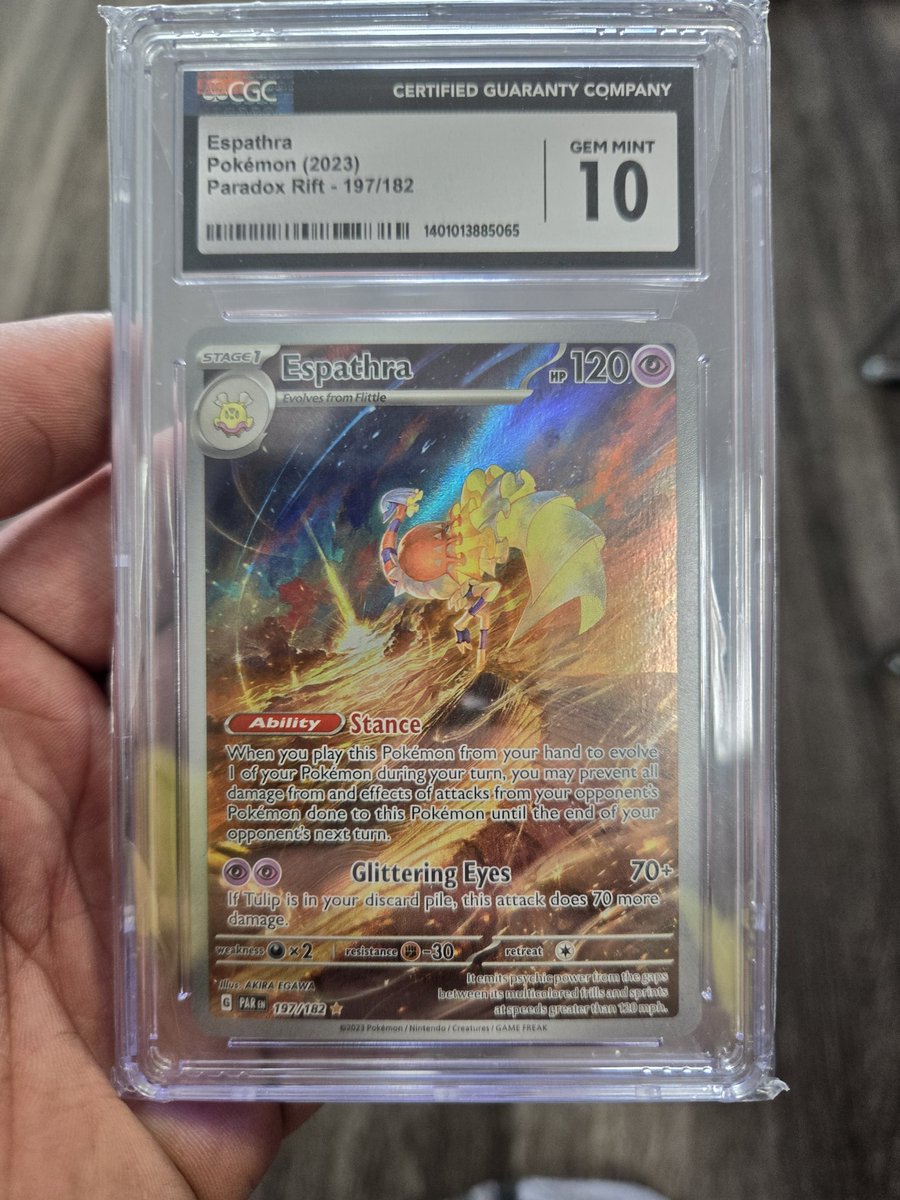NBP_34's tweet photo. Just traded for this! #PokemonTCG #CGC https://t.co/CK42MsxTGc