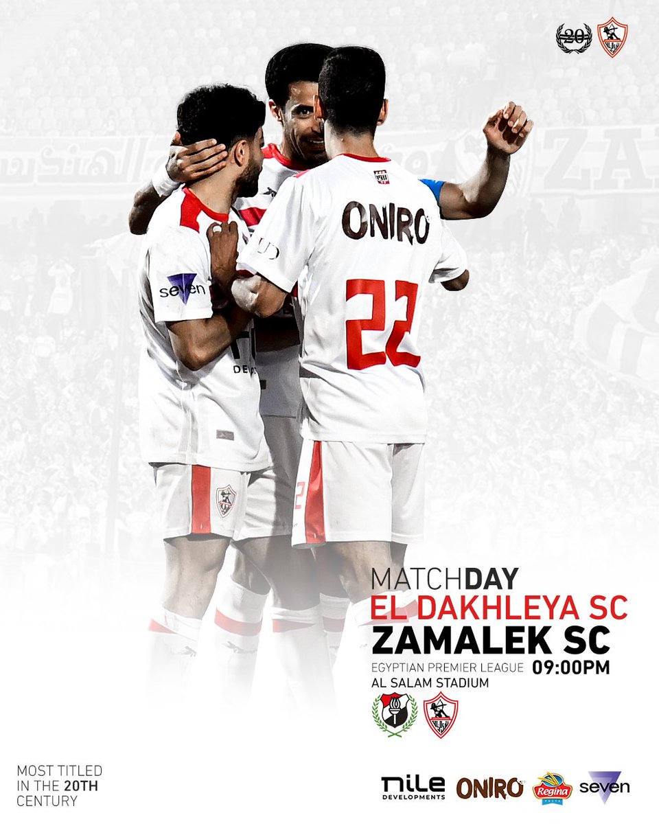 يوم المباراة 🏹

⚽ | الزمالك 🆚 الداخلية
🏆 | #دوري_Nile
🕕 | 09:00 مساءً
🏟️ | ستاد السلام