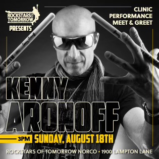 KennyAronoff (@aronoffofficial) on Twitter photo I’m doing a drum clinic at @rockstarsoftomorrow in Norco, CA on Sunday, August 18th at 3 pm.
Performing with tracks, lessons, stories and Q+A.
🥁 RSVP:
rockstarsoftomorrow.com/kenny-aronoff-…
<a href="/TAMAofficial/">TAMAofficial</a> <a href="/ZildjianCompany/">Zildjian Company🌕</a> <a href="/vicfirth/">Vic Firth</a> @EvansDrumheads @lpmusicofficial <a href="/HumesandBerg/">Humes and Berg</a> <a href="/shure/">Shure</a> I’m doing a drum clinic at @rockstarsoftomorrow in Norco, CA on Sunday, August 18th at 3 pm.
Performing with tracks, lessons, stories and Q+A.
🥁 RSVP:
rockstarsoftomorrow.com/kenny-aronoff-…
<a href="/TAMAofficial/">TAMAofficial</a> <a href="/ZildjianCompany/">Zildjian Company🌕</a> <a href="/vicfirth/">Vic Firth</a> @EvansDrumheads @lpmusicofficial <a href="/HumesandBerg/">Humes and Berg</a> <a href="/shure/">Shure</a>