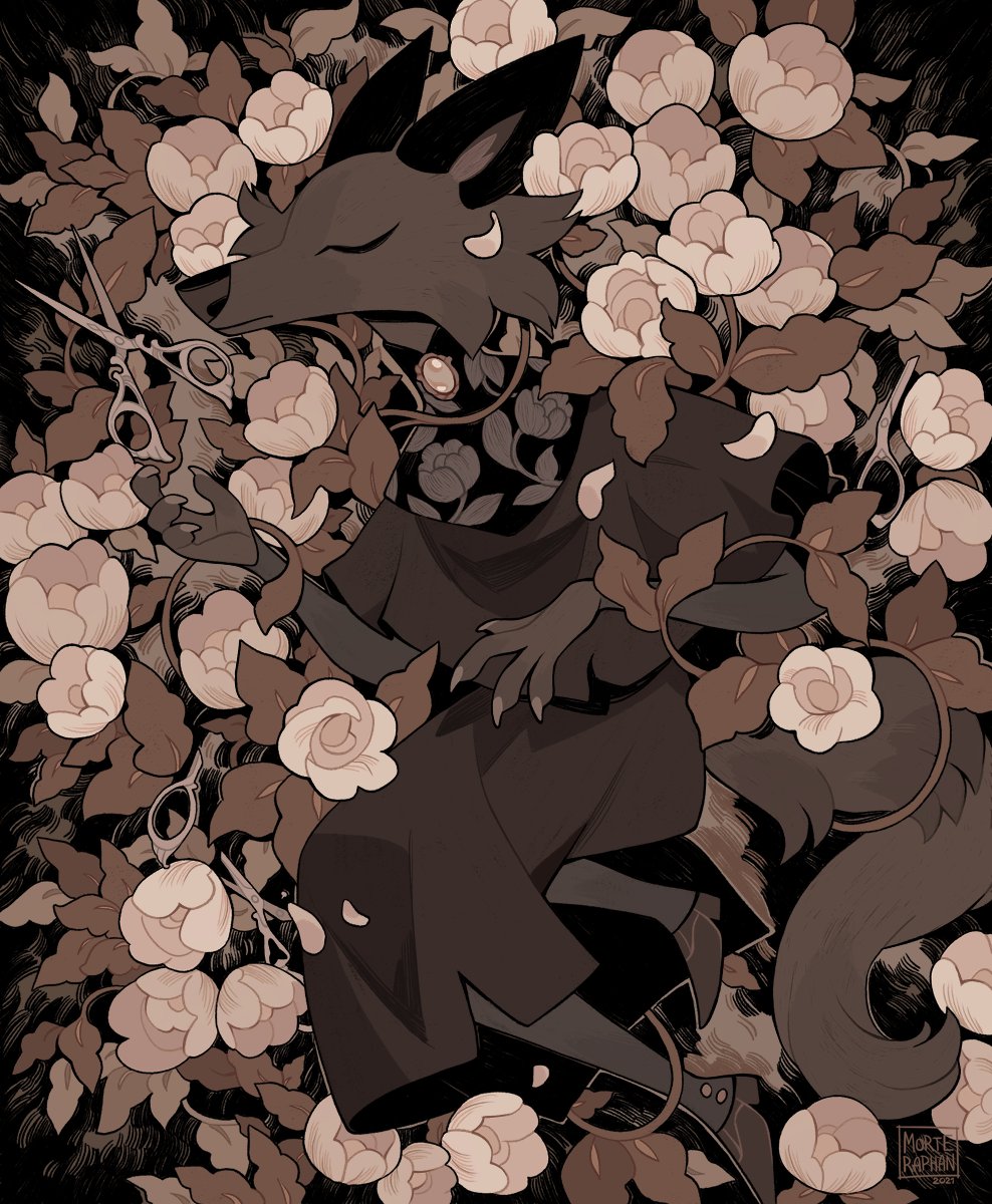 morteraphan's tweet image. Welcome all new people here! Important note: I draw both anthro/human art, and sometimes I draw cute things, but both of my settings contain dark macabre themes.
Extra materials and support:
🗝️ patreon.com/morteraphan
🌑 ko-fi.com/morteraphan