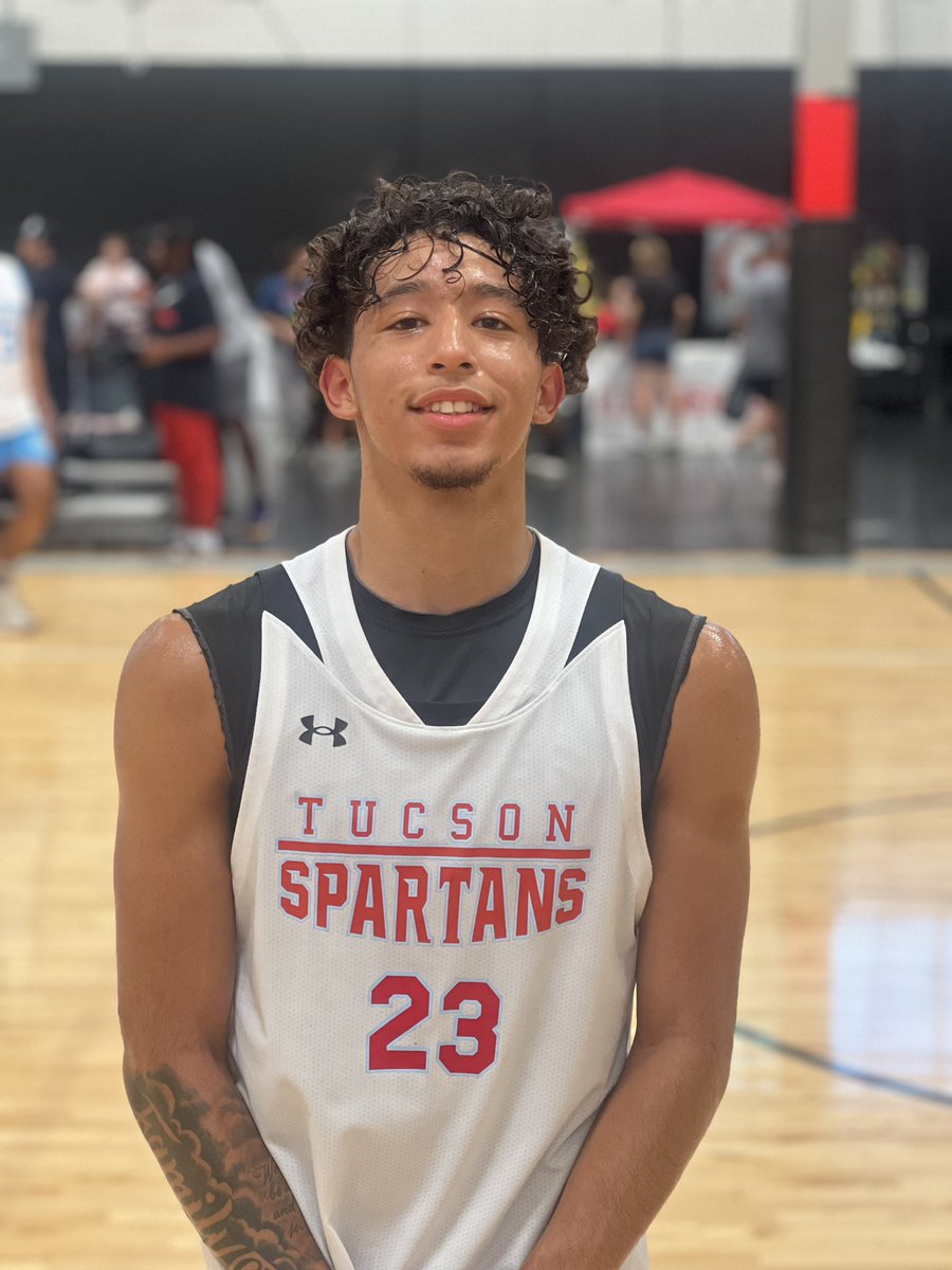 John Meza
Premier Prep Volunteers 
Tuscon Spartans
C/O 2025

“He’s a leader, loud &amp; vocal. Talks &amp; locks up on defense. Knocks down shots &amp; is crafty around the rim. Does pretty much everything for us. Plays hard every possession. Great kid, quiet off the court, &amp; we love him.”