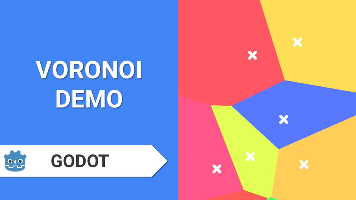 devmark404's tweet photo. https://t.co/JsPOYAEynI
Demo de Diagramas Voronoi con Vectores en @godotengine 

#godot #gdscript #godot_4 #godotengine https://t.co/dWNJvqgpoB