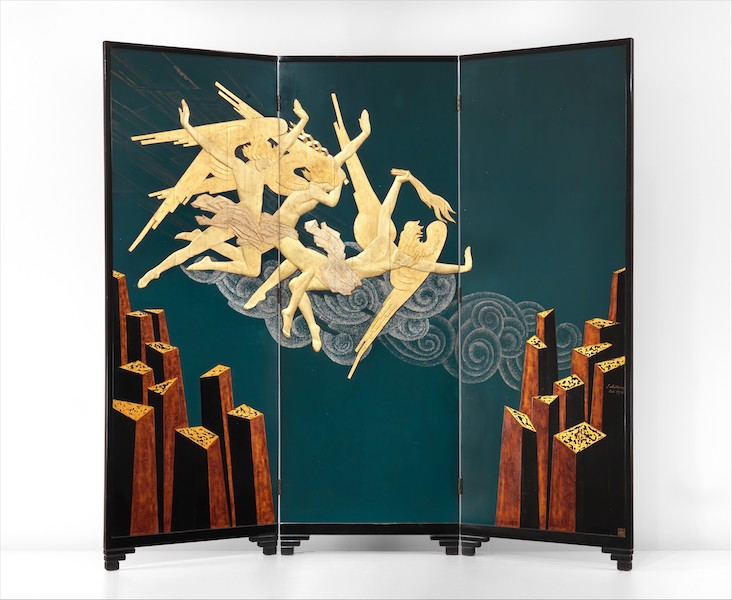 twistopherrobin's tweet photo. #Art #ArtDeco #JeanDunand #Screen with lacquered wood, eggshell, mother of pearl... https://t.co/ttcKzXge8V
