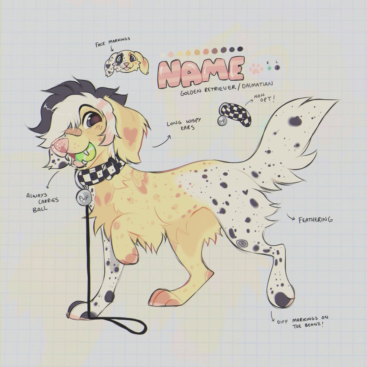 Coyhund's tweet photo. Puppy up for grabs!! ;w; 

deetz in replies :D https://t.co/lKb6GJYzv1