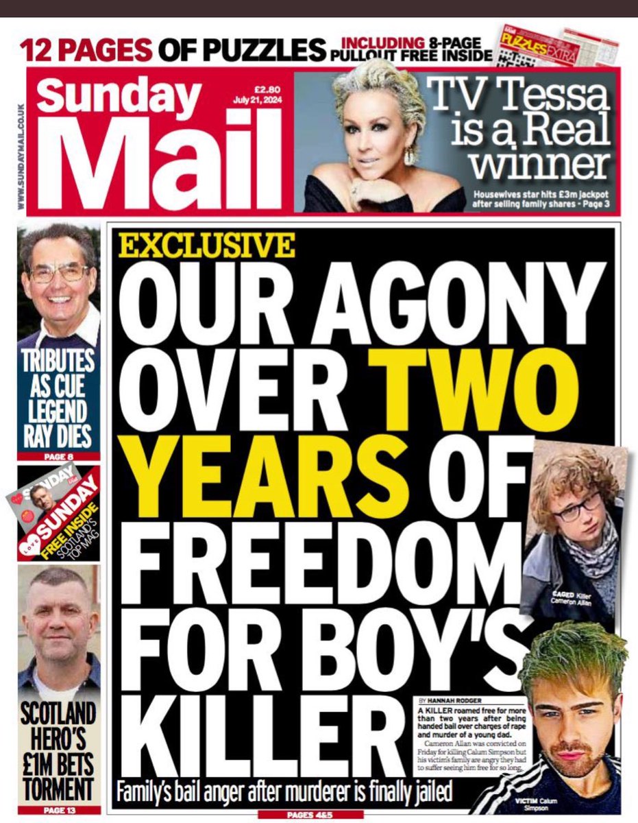 How the fk have we ended up in a situation in Scotland where a man charged with a crime of murder was freed on bail?

Wtaf <a href="/scotgov/">Scottish Government</a> aka @thesnp have you done to our justice system?

Was this the same young man who allegedly held up a “Decapitate Terfs” sign? 

If not then please