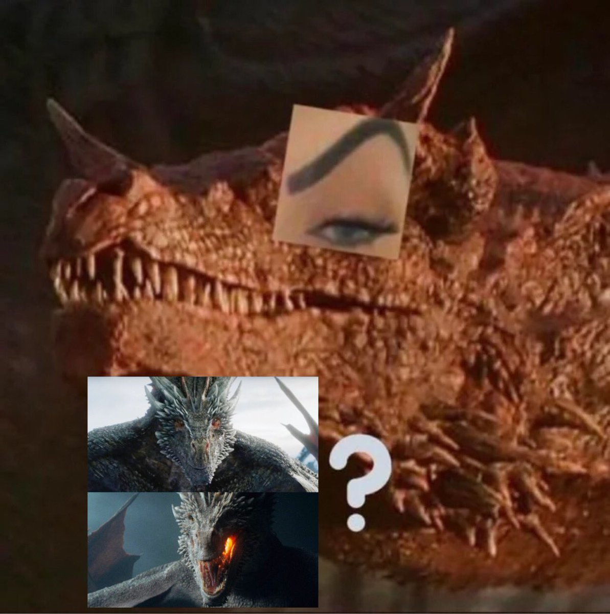 targrealness's tweet image. Daemon                                                Caraxes 
                                        🤝
                      getting cheated on