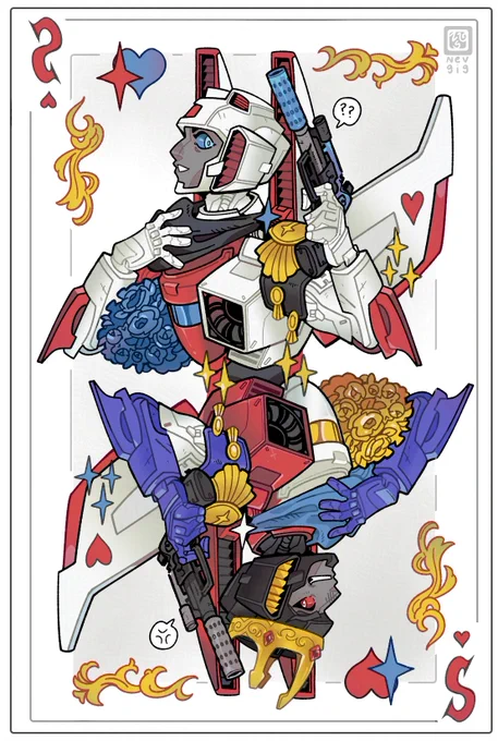 A really fun comm I did for a friend of a really cool Starscream <3 #Transformers 